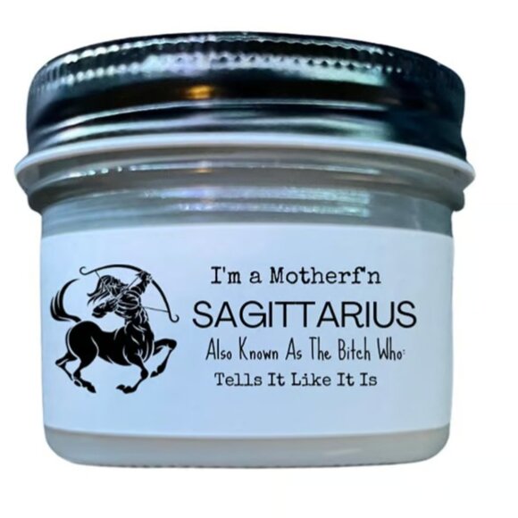 Sagittarius Candle Zodiac Candle - Mfn Sagittarius- Gift for Sagittarius - Picture 1 of 1
